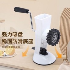 手動絞肉機 灌腸機 剁辣椒 碎菜器 家用輔料製作, 動家用絞肉機灌腸機手搖切剁辣椒絞餡碎菜器