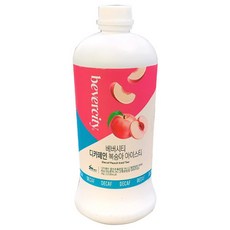 세미 베버시티 디카페인 아이스티 시럽 복숭아 2kg, 1개