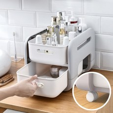 책가방정리 책상정리함+바퀴 서류 펜 정리함 데스크수납함 팬트리 이동식 책장 트롤리 L525, 1개