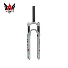 산악 자전거 포크 탄소강 브레이크 합금 오일 프레임 잠금, 3. 27.5인치 화이트 기계식, 01 white  26inches
