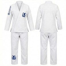 GRAPPLE GEAR 여성용 브라질 주짓수 도복 BJJ 기모노 유니폼 수트 훈련 및 경기용 - 내구성 있는 폴리에스테르/면 (화이트 F0)