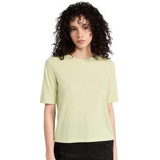 Vince 여성용 이지 팔꿈치 슬리브 크루 스위트 그래스