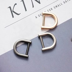 명품가방리폼 D링 나사형 가방부자재 15mm 20mm hes+37414Jt, 흑니켈_15mm