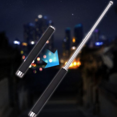 3단 호신 신봉 초경량 휴대용 삼단봉 자기 방어봉 차량용 위험 재난 대비 보호, 단일옵션