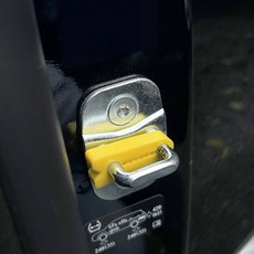 미즈코스 자동차 도어 차문 충격 흡수 소음 방지 잠금 버퍼 패드, 노랑 8P, 전차종