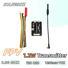 SLONWAKE 5.8GHz 48채널 200/500/800/1200mW 조절 가능 1.2W VTX 비디오 송신기 2 6S 고출력 장거리 FPV 레, 01 1.2W VTX