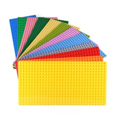 요고요 듀플로 호환 놀이판 - 16 X 32칸 (25.6cm X 51cm), 연회색, 1개