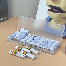 케이스 건전지 10구 수납 배터리 보관함, 빠른배송