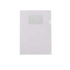 Databank A4 L型附名片袋透明文件夾0.16mm 資料夾 文件套 L夾 10入, 1包, 10個