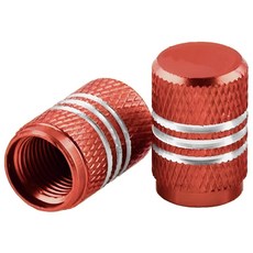 킹콩 알루미늄 타이어 밸브캡 투톤 컬러 자동차 오토바이 공용, 레드, 1개