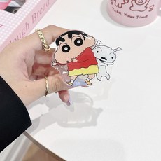 귀멸의칼날 아크릴스탠드 귀칼 장식 애니메이션 크레용 신짱 커플 폰 케이스 홀더 포함 무선 에어백 스탠드 그립 톡 브래킷 선물, [06] 6