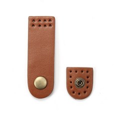 바이핸즈 천연가죽 사시꼬미 잠금장치 뜨개 소잉 가방 여밈 부자재 6cm, 카멜 청동, 1개
