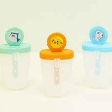 포켓몬스터 분리형 샤베트 메이커 3P세트 캐릭터 아이스크림틀 아이스바몰드 아이스바몰드 샤베트틀 샤베트바 단체선물, 포켓몬스터 샤베트바3P세트
