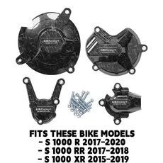 [호환] BMW V2 - S 1000 R 2017-2020 RR XR 엔진 보호 커버 세트, 01 SetD