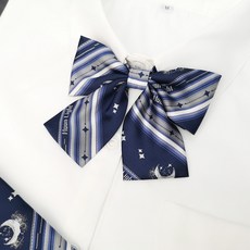 【顏沐溪】 星月夜 原創jK/dk制服正版深藍色領帶領結現貨男女款