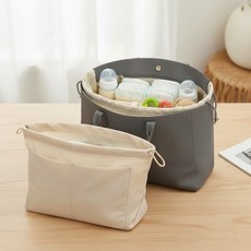 아이스토어 이너백 기저귀 가방 속정리, 아이보리