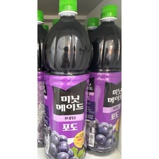 미닛메이드 프루티 포도, 1.5L, 20개
