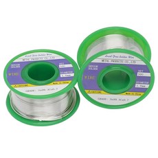 납땜용 실납 와이어 친환경 무연납 Sn99.3 Cu0.7, 2개, 50g 1.0mm