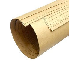 무광 소포지 전지 100g 10장 롤 크라프트 갈색 포장지, 전지(10장)