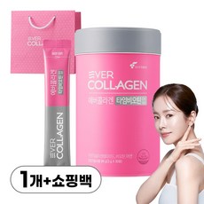 에버콜라겐 콜라겐 선물 세트 타임비오틴 업 (본품+고급쇼핑백), 1박스, 30포, 1개