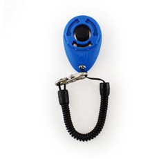 寵物訓練按壓響片 寵物訓練器 寵物訓練響板 狗狗貓咪訓練響片, 藍色, 1個