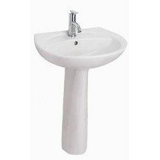 宇恆衛浴 長腳柱面盆 L600 白色 經濟實惠, 詳見包裝, 詳見包裝