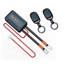 RIEGEK M-200 機車電瓶斷電開關 12V 防虧電 控制(遙控器X2 無手機控制), 1個, 控制(遙控器X2  無手機控制)