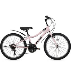 2026 케이투바이크 초등학생 주니어 MTB 자전거 레이브GS 플러스 22인치 21단, 1개, 145cm, 레이브GS 22 플러스 코랄핑크 반조립