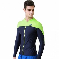 후그 RML292 남성용 슬림핏 집업 래쉬가드 자외선차단