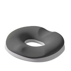 치질방석 사무실 쿠션 메모리폼 임산부용 산모방석 수술후 도넛 방석, 1개, 스페이스 그레이