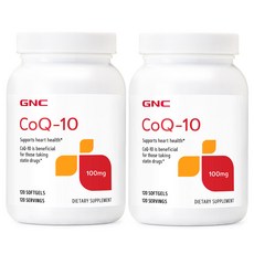 GNC CoQ 10 100mg 소프트젤, 2개, 120정