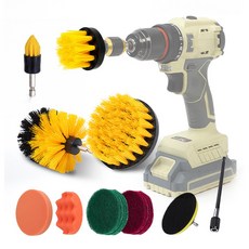 클린트 전동드릴 청소솔 청소브러쉬 12종세트, 1세트, 혼합색상