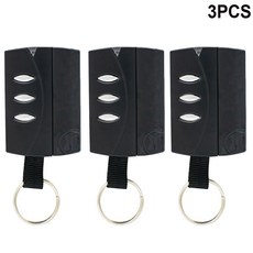 PUJOL VARIO Garage 문짝 리모컨 블랙 코드 Gate Command 키 체인과 호환 가능 433 92mhz, [02] 3pcs