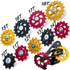 MTB SRAM X7 X9 GX 용 리어 스위치 롤러 10T 11T 12T 13T 14T 15T 16T 17T 18T 시마노, 18 17T 1pcs