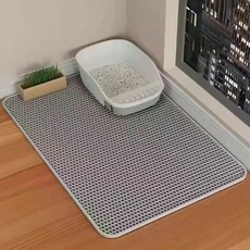 雙層加厚貓砂墊 凸點防滑控砂墊, 1個, 紫色
