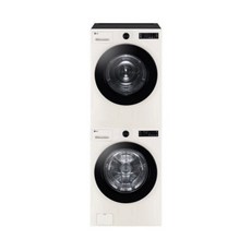 LG전자 트롬 오브제컬렉션 세탁기 + 건조기 + 키트 세트 KFG19EN-9EN 19kg + 19kg 방문설치, 네이처 베이지(세탁기), 네이처 베이지(건조기)