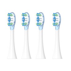 Xiaomi Mijia Sonic Sweep 쿠션 케어 칫솔 프로 전동 헤드 MES609/MES610 밀봉 패키지 강모 노즐, 01 4PCS, 4개