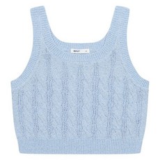 에스핏 니트 뷔스티에 조끼 - 라이트블루 (SJZ101FSVE01)_CJ