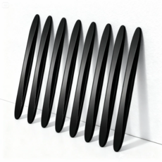 ZELIQ 젤리크 차량용 문콕방지 실리콘 도어가드 8p세트, 1개, 블랙