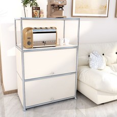 심플리 모듈수납장 스테인리스 수납장 침실 거실 드레스룸 옷방 서랍장 700, 하얀색