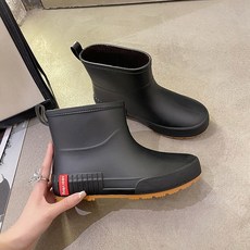 여성 프리미엄 초경량 방수 워킹 레인 부츠 내유성 미끄럼방지 작업화
