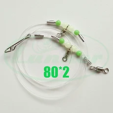 루커 피커렐 리그 발광 야광 바위낚시 사비키 헤어테일 배스, 01 80x2