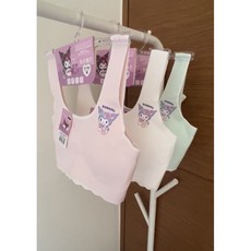 庫洛米無痕成長型內衣，可拆式胸墊學生內衣，舒適透氣呵護少女發育