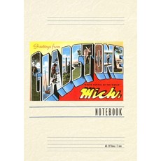 (영문도서) Vintage Lined Notebook Greetings from Gladstone Paperback, Found Image Press, English, 9798385425488