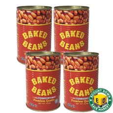 티엠푸드 베이크드빈스 베이키드빈스, 420g, 4개