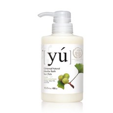YU 東方森草 亞洲寵物頂級保養沐浴乳 銀杏 400ML, 1個