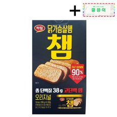 [코스트코무료배송] 하림 닭가슴살햄 챔 총 단백질 38g 고단백 햄 오리지널 + 깔끔이 물티슈1매 증정, 8개, 200g