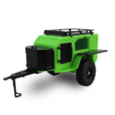RC 크롤러 TRX4M SCX24 업그레이드 부품용 1/18 1/24 오프로드 캠핑 트레일러 모터홈 RV (그린) 176517, Green