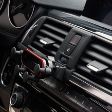 BMW 3시리즈 F30 휴대폰 거치대 받침대 핸드폰 홀더 호환 용품, 블랙, 1세트