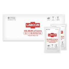 랩신 휴대용 손소독티슈, 100매